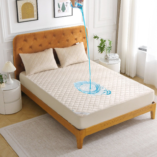 Hypoallergenic Coral Fleece Waterproof Mattress Protector, Stretchable California King Mattress Cover Fit Up To 16", Super Soft Bed Cover Warm, Breathable Bed Cover 