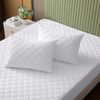 Queen Size Mattress Protector Waterproof, Cooling Mattress Topper Noiseless, Leak Proof Mattress Protector Deep Pocket Washable, Quilted Fitted Soft King Mattress Pad Cover JRX-1517