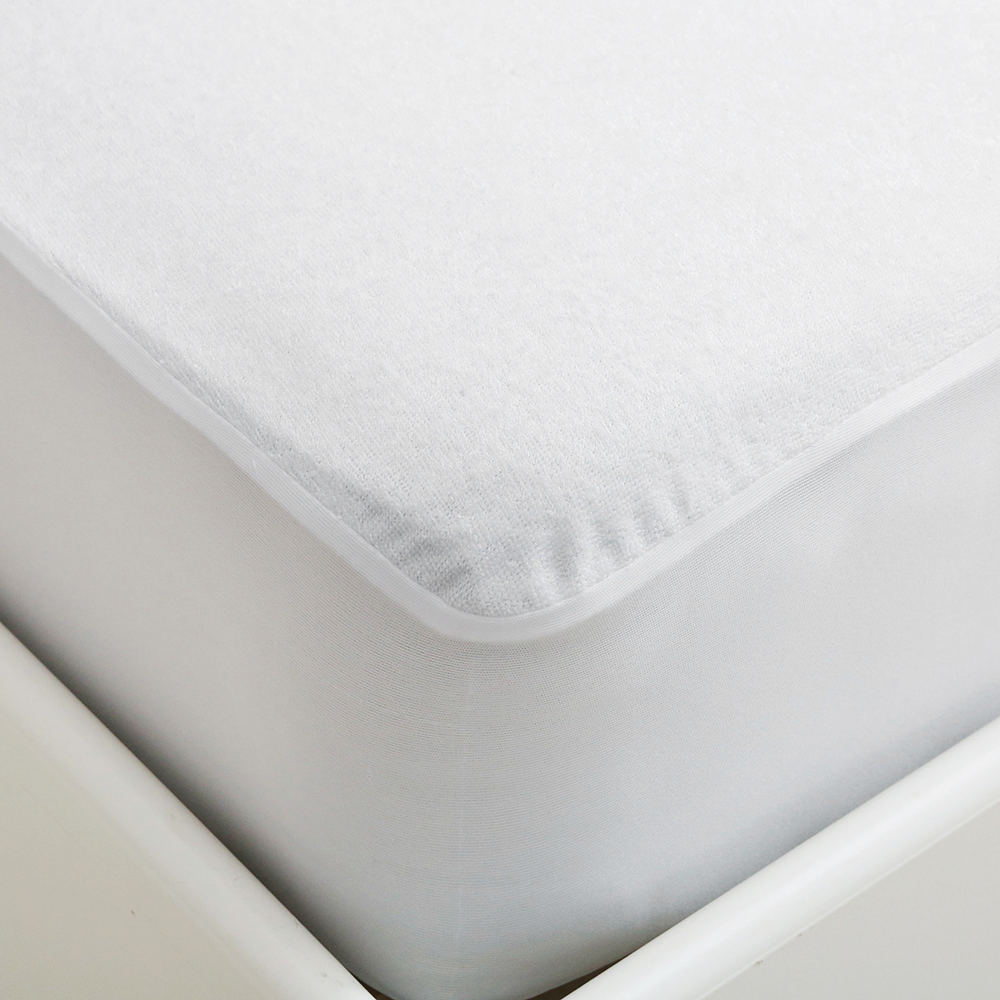 JRX-1109 High-Quality Mattress Protector for Export From China Terry Cloth Laminated with TPU Waterproof 