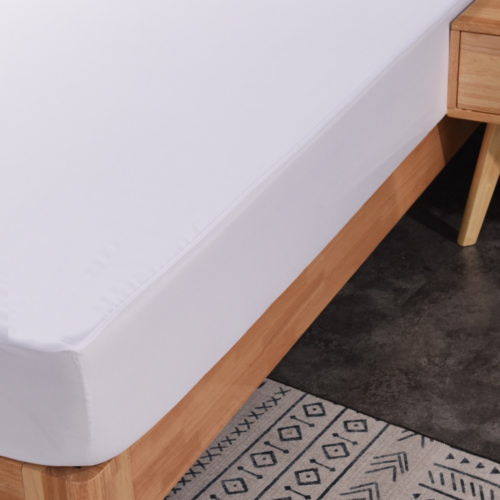 Queen Size Mattress Protector Waterproof,Mattress Cover Protector, Smooth Top Mattress Protector for Kids, Breathable Skin Friendly And Noiseless Fitted Sheet Queen Size,Polyester JRX-1002