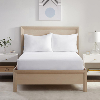 Hot Selling Premium Cooling 100% Waterproof Queen Mattress Protector, Noiseless, Anti - Slip, Breathable JRX-1013