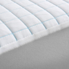 Premium HDPE Cooling Jacquard Waterproof Mattress Protectors, Full Wrap Skirt Guard Against Spills & Dust Mites, Machine Washable