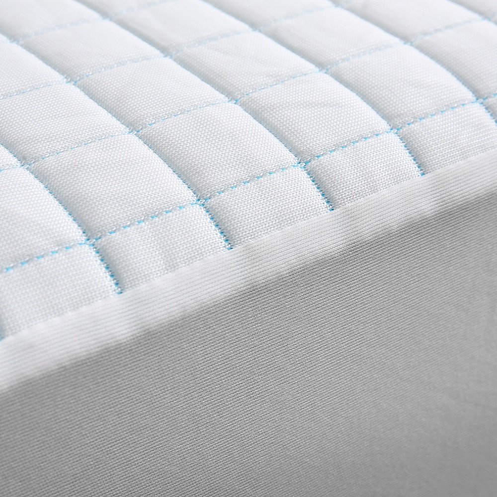 Premium HDPE Cooling Jacquard Waterproof Mattress Protectors, Full Wrap Skirt Guard Against Spills & Dust Mites, Machine Washable