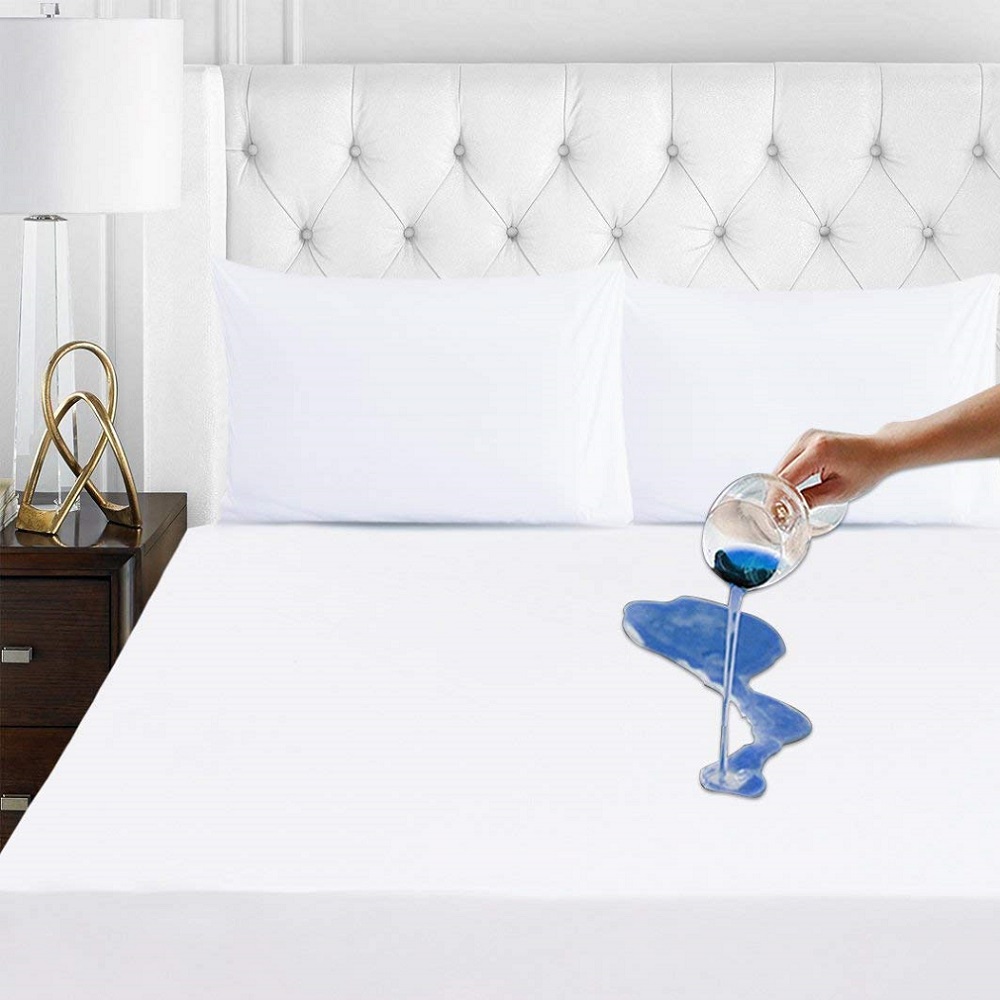 JRX-1006 Lenzing TENCEL Jersey Fabric Laminated with TPU Waterproof Mattress Protectors