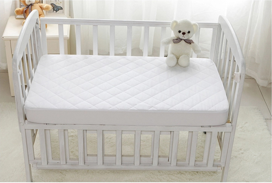Crib Breathable terry cloth Quilted fill Waterproof Mattress Protector 