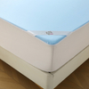 JRX-1010 Sky Blue Nylon Cooling Knitted Jersey Fabric Laminated with TPU Waterproof Mattress Protector 