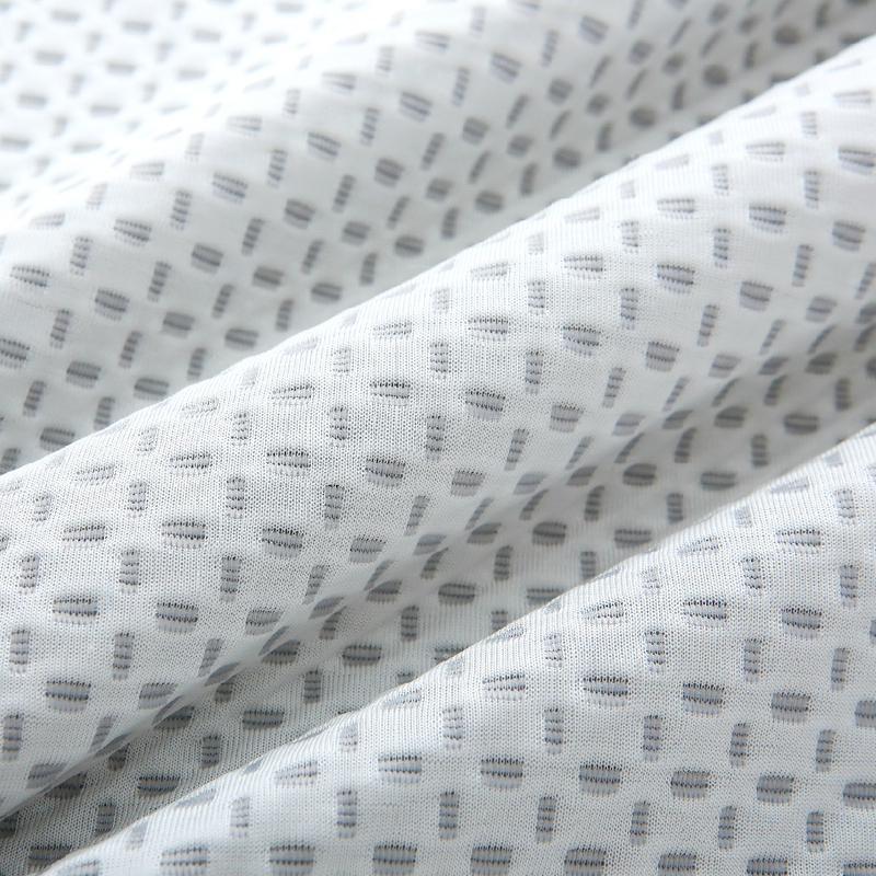 MYG-0447 280gsm 45% PE Cooling Fiber 55% Polyester Airlayer Jacquard Fabric Laminated with TPU Waterproof Fabric