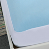 JRX-1012 Blue Stripe Nylon Cooling Knitted Jersey Fabric Laminated with TPU Waterproof Mattress Protector 