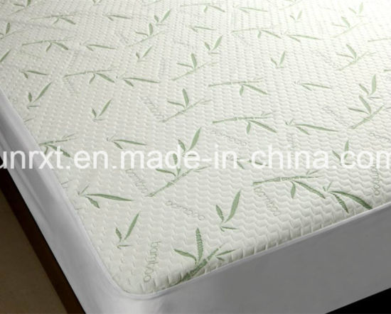 2017 New Luxury Bamboo Terry Cloth Hypoallergenic Waterproof Mattress Protector
