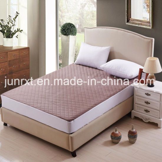 China Suppliers Waterproof Breathable Polyester Pongee Mattress Protector Mattress Cover