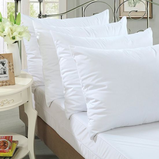90GSM Knitted Fabric Laminated TPU Pillow Protector with Waterproof Zippered