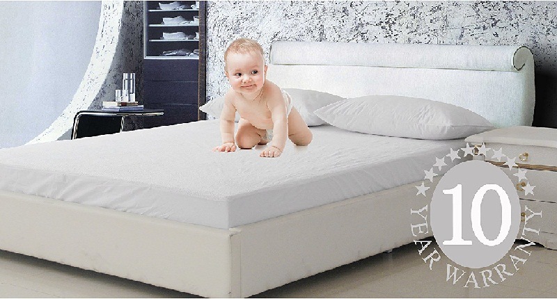 Hypoallergenic Waterproof White Mattress Protector/Cover