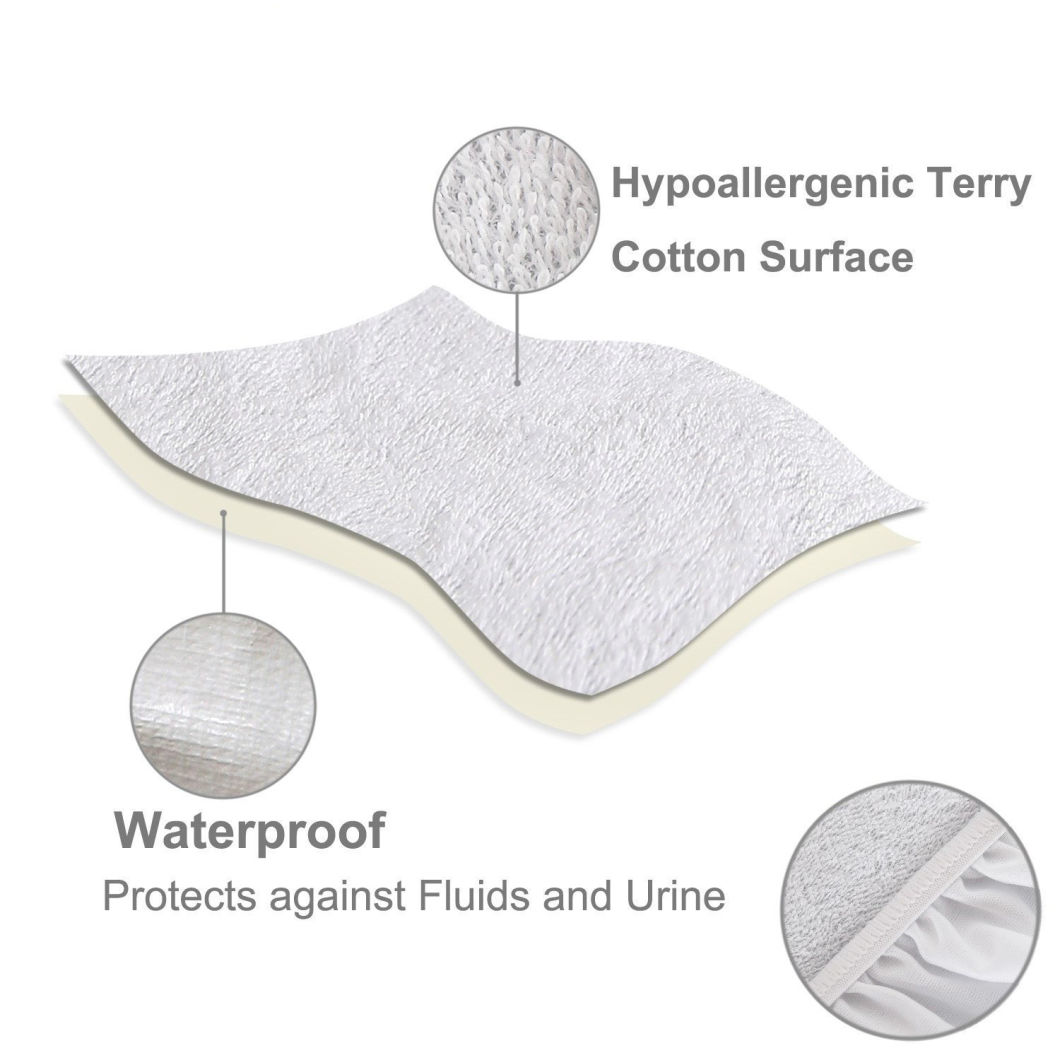 Terry Surface Bed Bug Proof Waterproof Mattress Protector