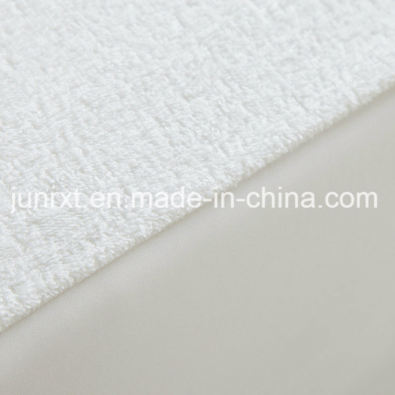 Factory Price 80% Cotton 20% Polyester Terry Cloth Laminated TPU Waterproof Mattress Protector, Terry Fitted Sheets