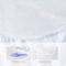 White Cotton Polyester Blended Waterproof Mattress Protector-Full Size