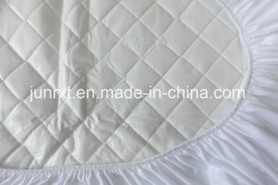Latest Design Soft Quilted Bamboo Fiber Air Layer TPU Coated Waterproof Cot Crib Mattress Protector for Baby