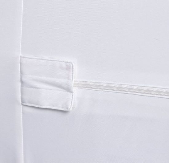 Smooth Full Waterproof Mattress Encasement in White