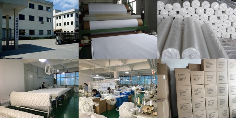 Waterproof Mattress Protector Cover Quilting Seam Hotel Bedding Fabric
