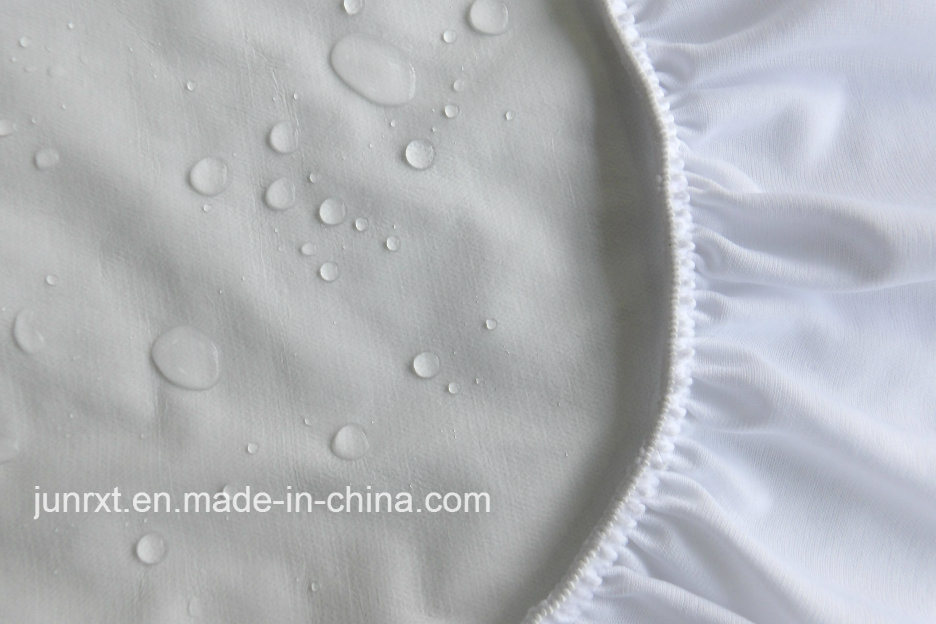 High Quality White Quilted Mattress Protector Hotel Hospital Bed Waterproof Mattress Cover