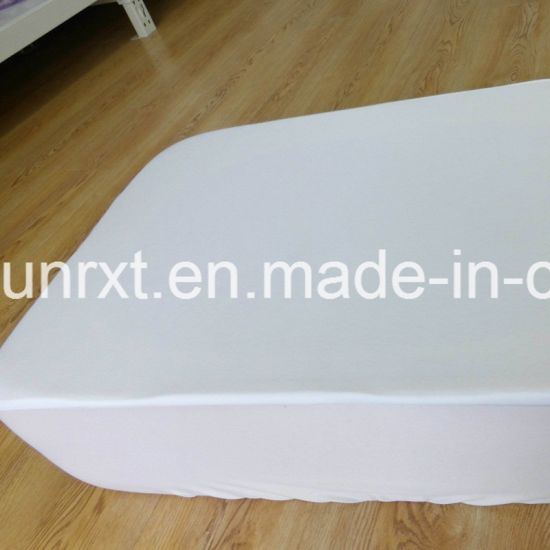 Knitted Cotton Fabric Bed Fitted Sheet Mattress Cover Protector