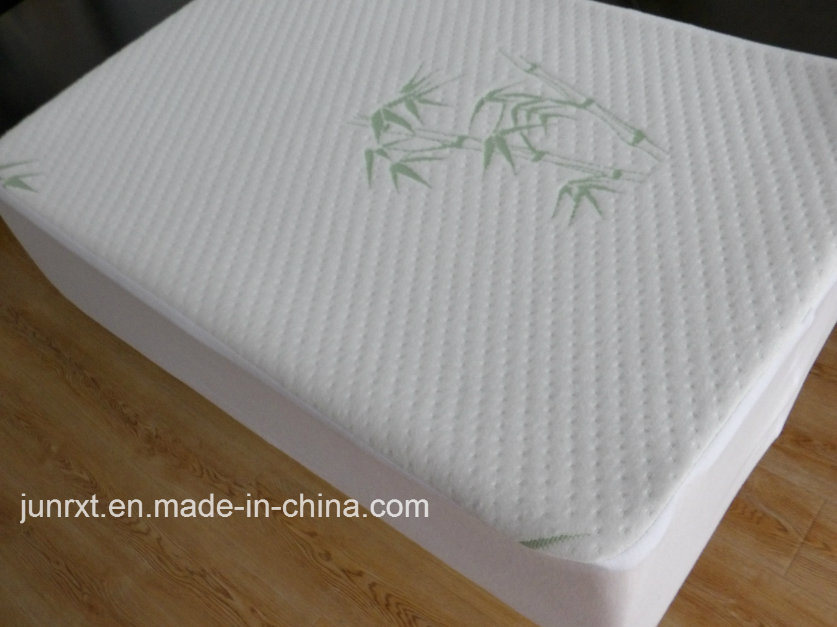 Comfortable Baby Waterproof Fitted Cover Mattress Protector Bamboo Fiber Antibacterial
