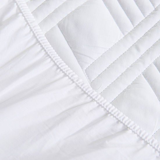 Waterproof, Hypoallergenic 100% Cotton Quilted Mattress Cover-for Hotel