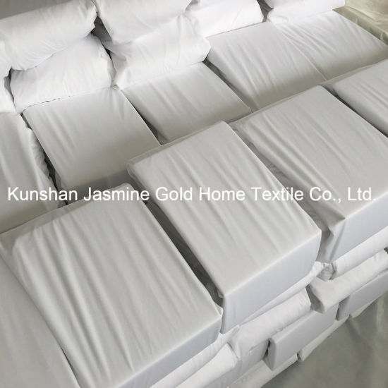 Queen Size 95GSM 100% Polyester Knitted Fabric Double Zipper Waterproof Mattress Cover