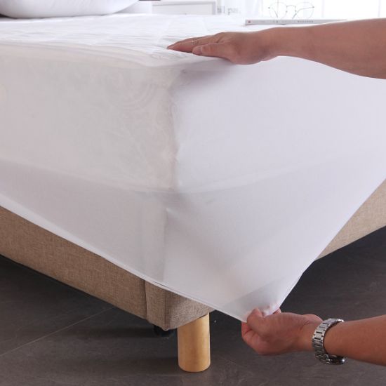 King Size 100% Waterproof Cotton Terry Surface Mattress Cover