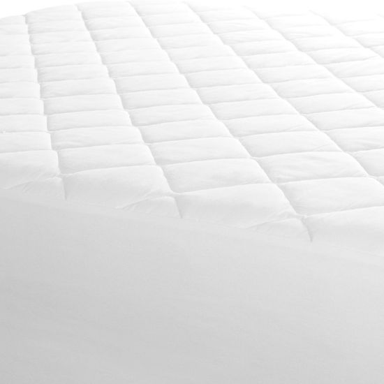 Quilted Fitted Mattress Cover Stretches up to 16 Inches Deep