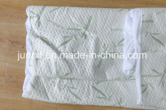 High Quality Double Soft Flannel 100% Cotton Waterproof Hypoallergenic Crib Mattress Protector of White Mesh Cloth