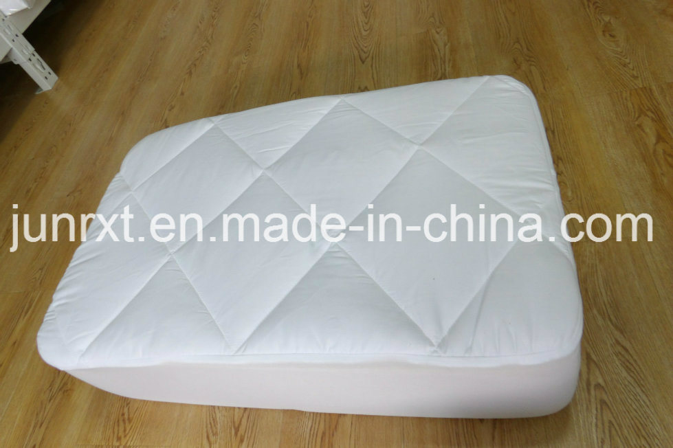 Hotel Use Quilted Cotton Fabric Filling and Pongee Fabric Waterproof Mattress Cover Protector