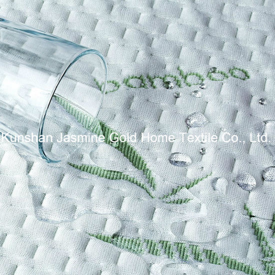 250GSM Jacquard Fabric 60% Bamboo 40% Polyester with TPU Waterproof Mattress Protector