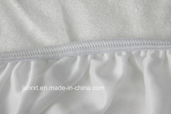 Bamboo Fiber Jacquard Knitting Fabric Mattress Protector Cover Waterproof