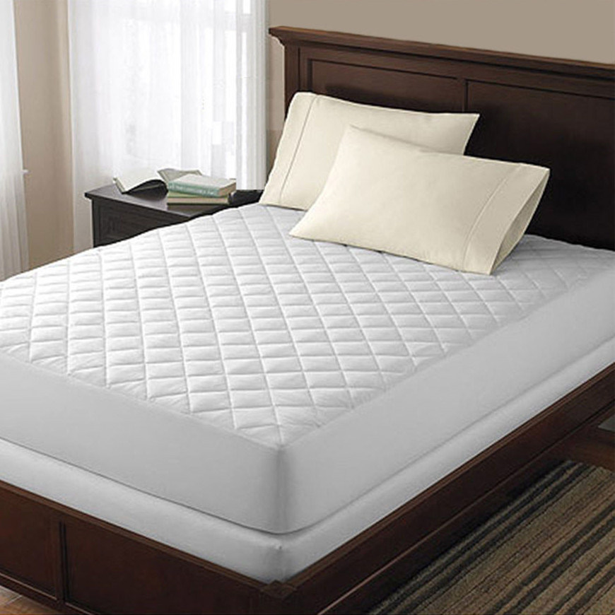 100% Polyester Cheap Quilted Style Waterproof Mattress Cover/ Mattress Home Textile